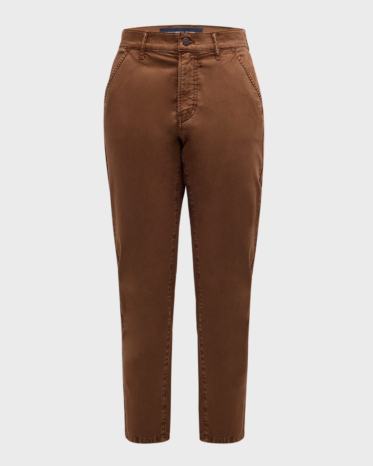 Sia Mid-Rise Twill Chino Pants - 1