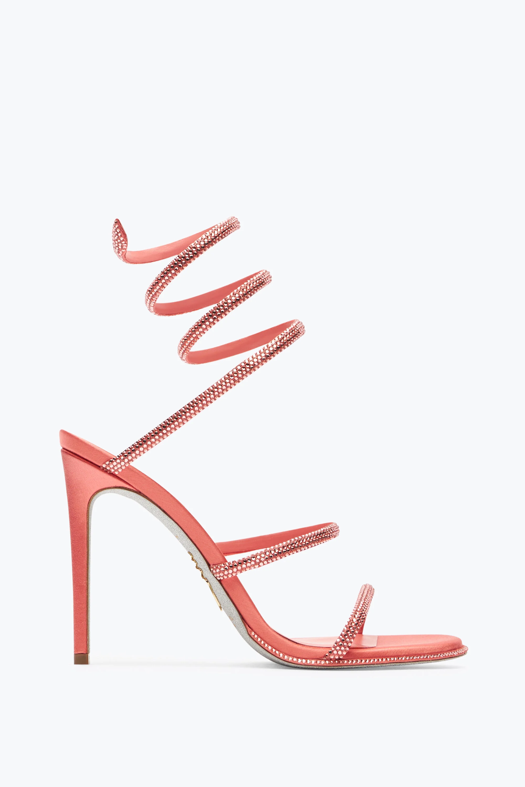 Cleo Peach Sandal With Crystals 105 - 1