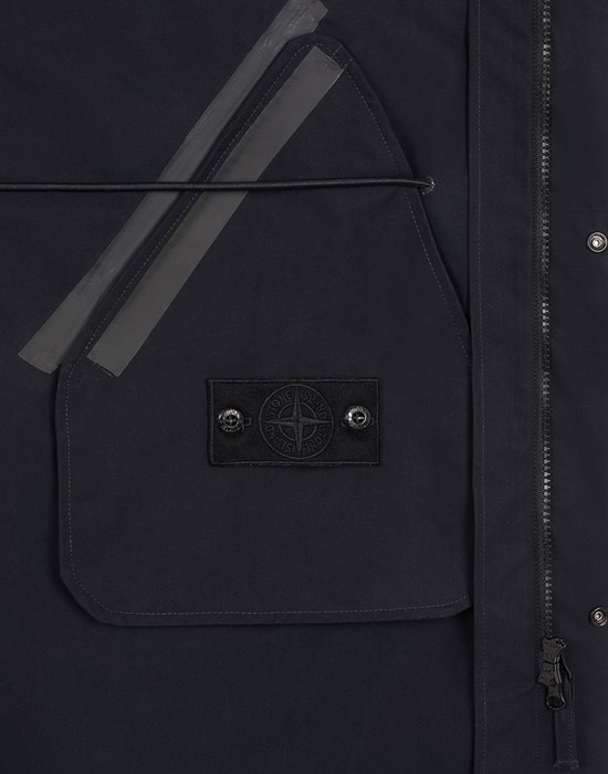704F1 STONE ISLAND GHOST PIECE_O-VENTILE® BLACK - 7