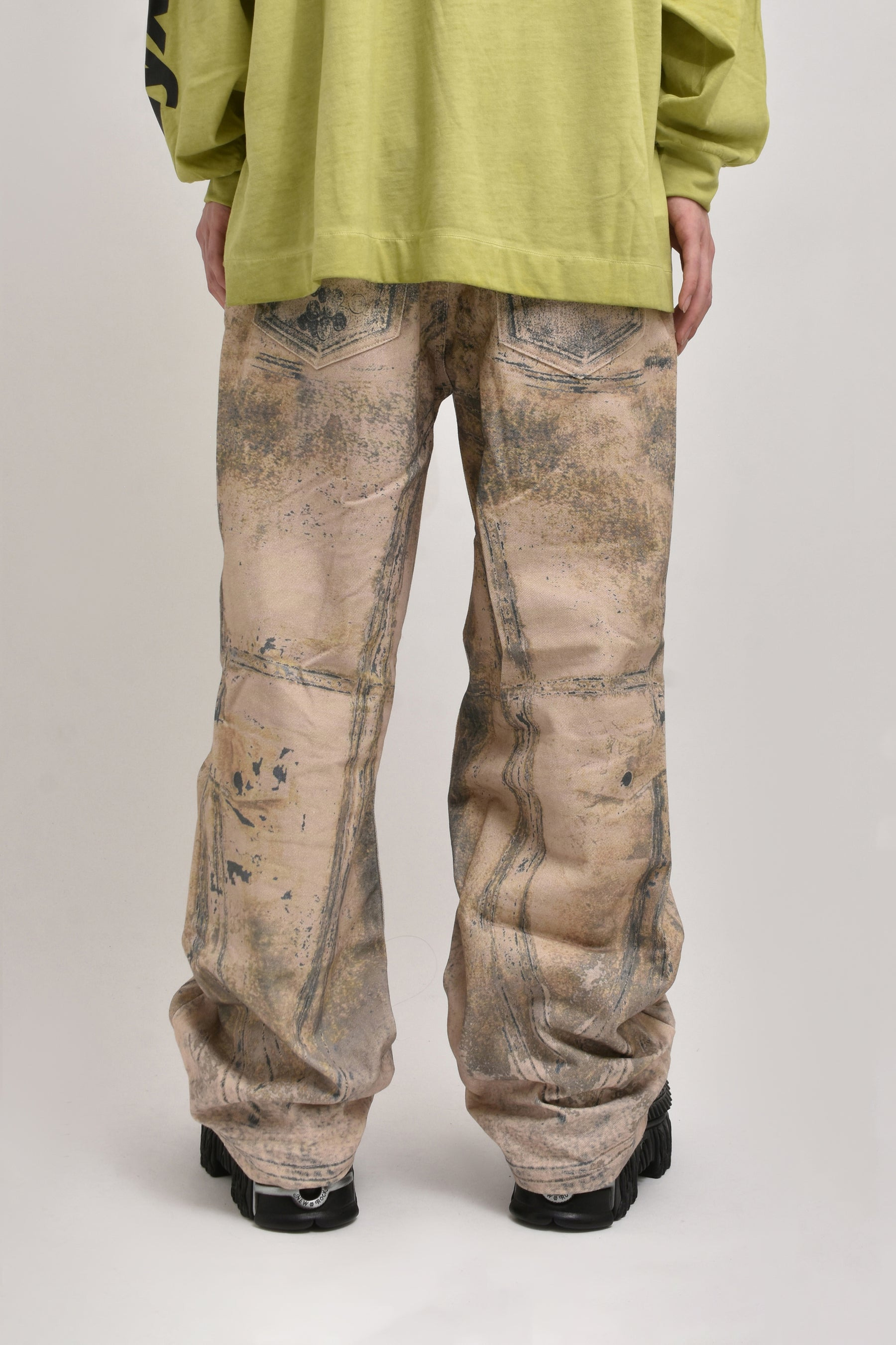 PRINTED DENIM / IND USED LOOK PRINTED - 7