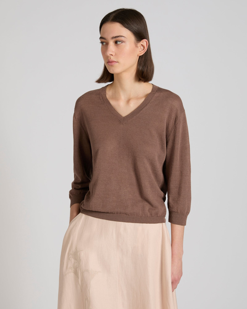 SLOWEAR Regular fit shirt in linen and cotton outlook