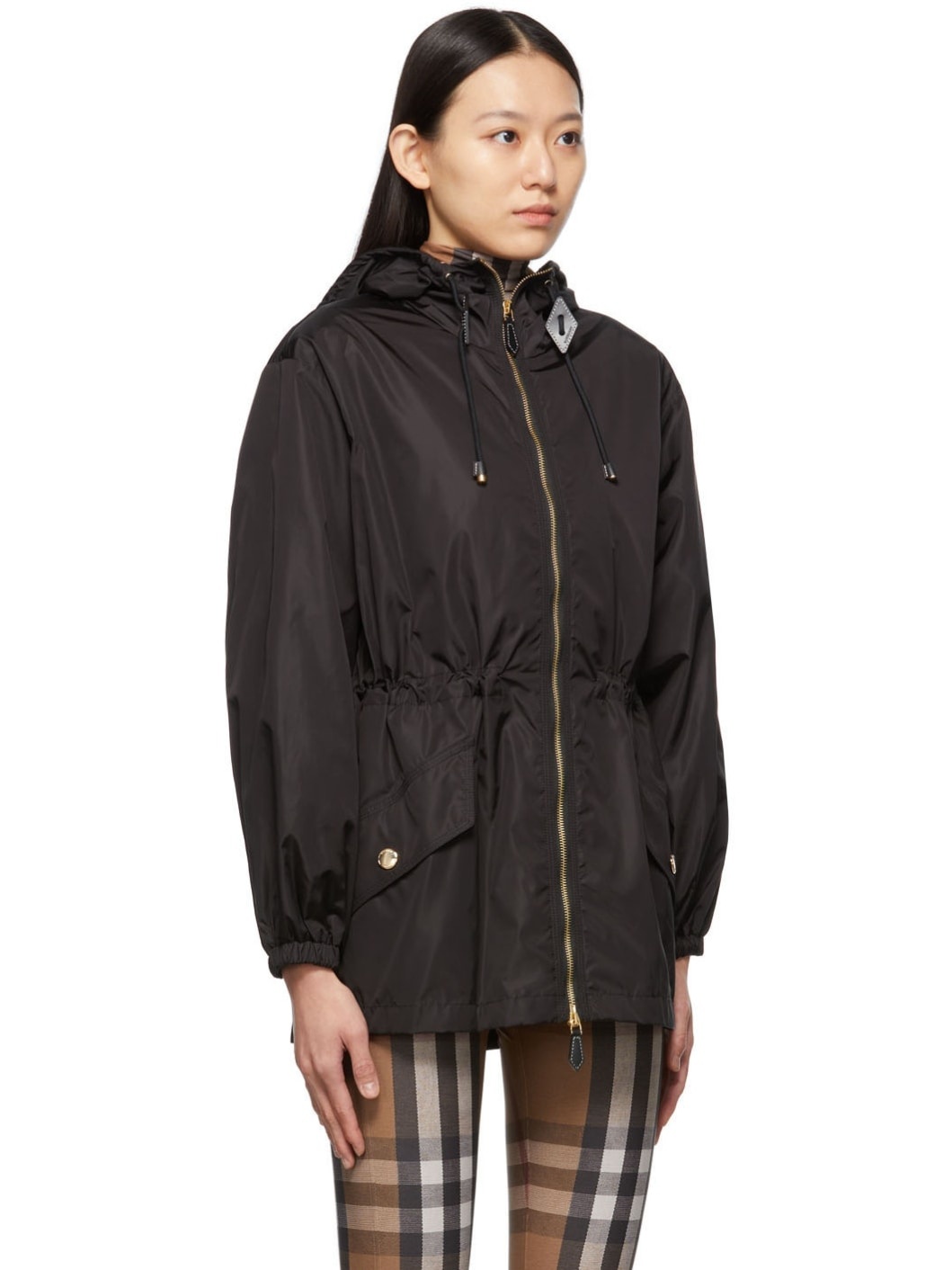 【BURBERRY】BIHAM HOODED JACKET Burberry Binham Zip-Up Logo Jacket | Saks Fifth Avenue