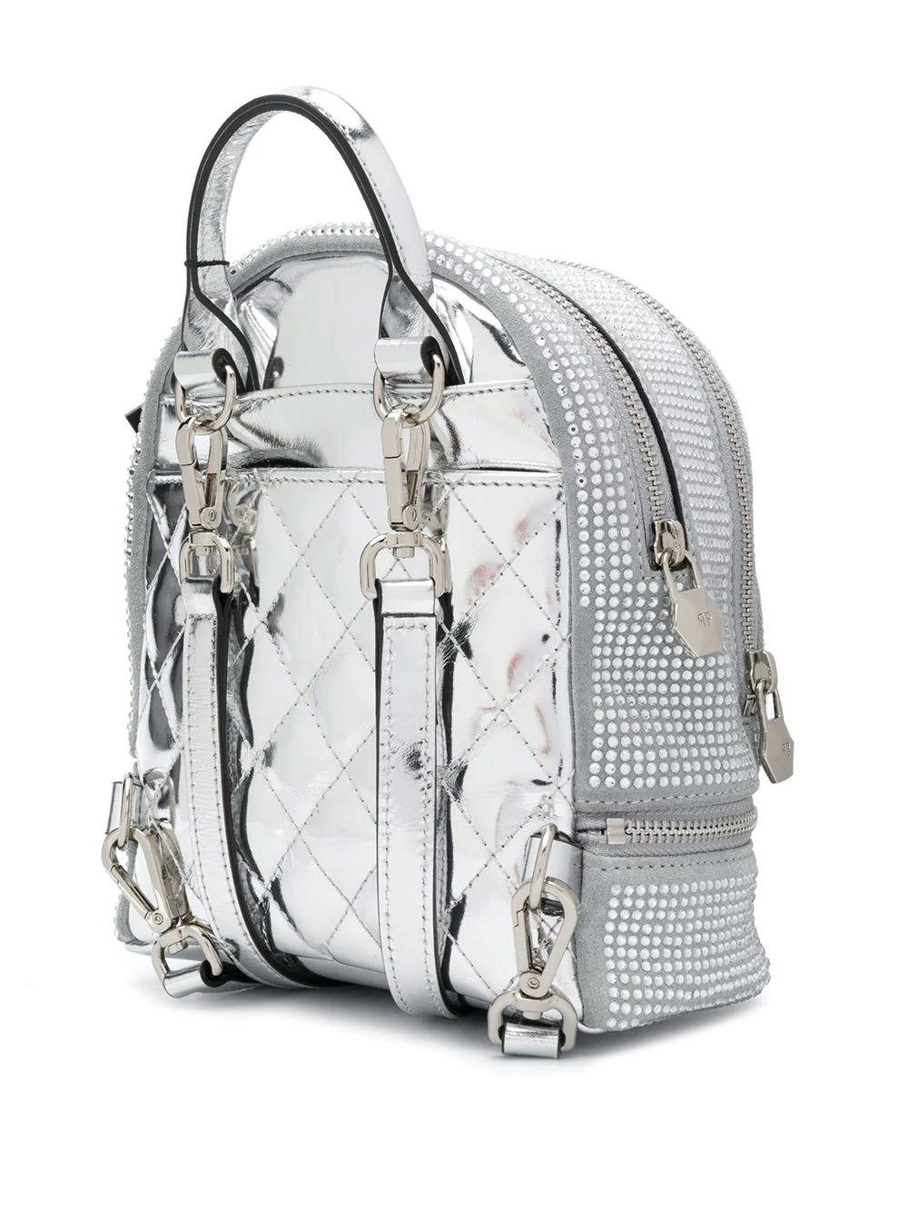 crystal-embellished backpack - 3