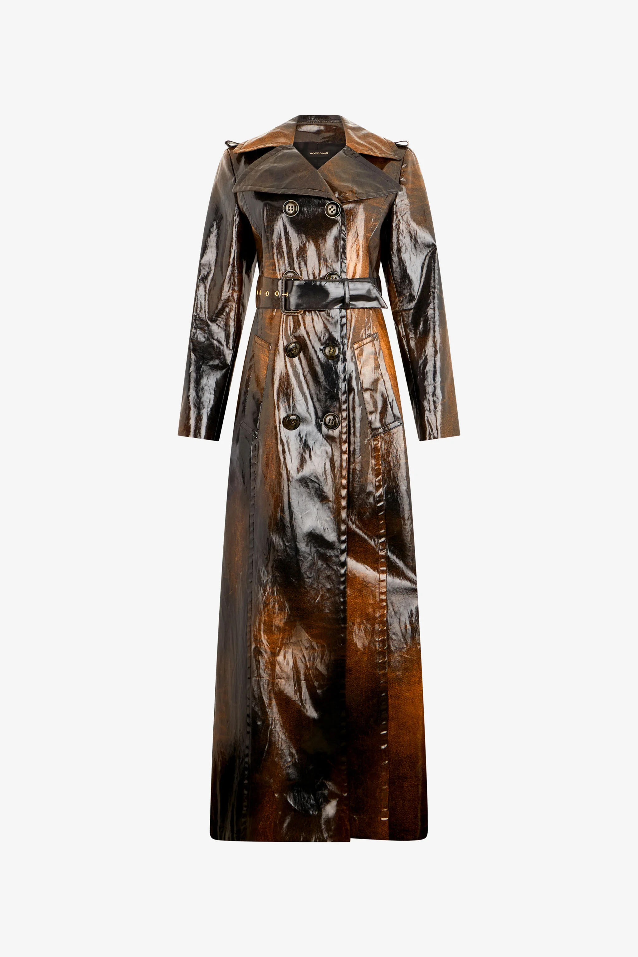 Brown Trench Coat Used Effect - 1