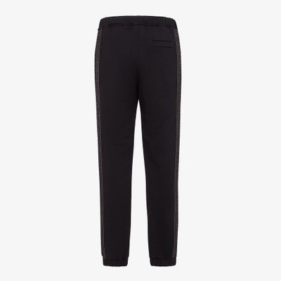 FENDI Black cotton pants outlook