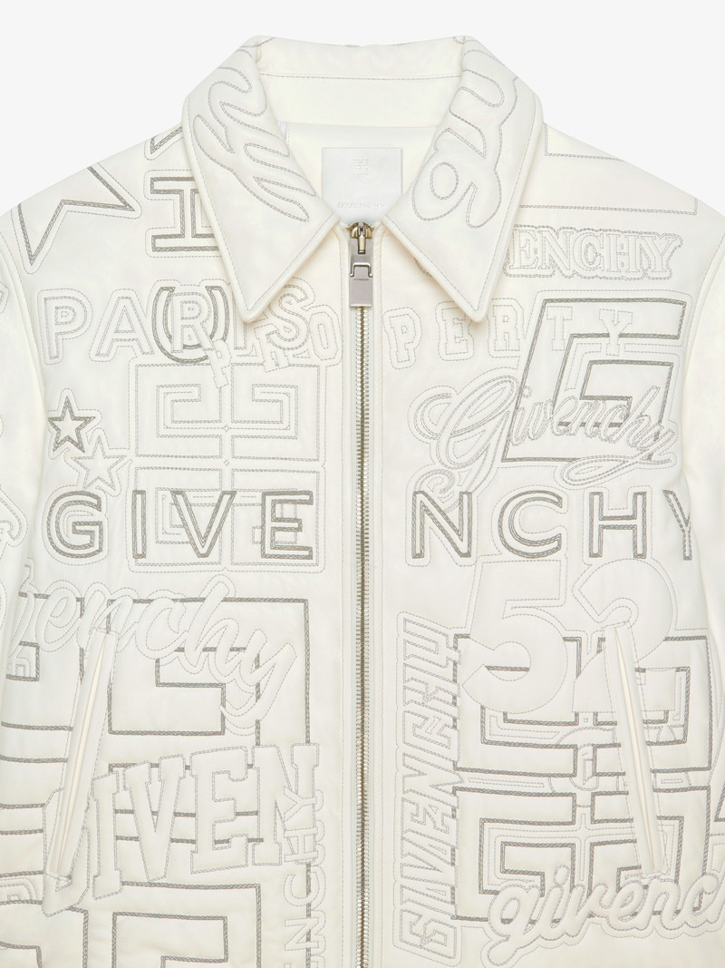 QUILTED BOMBER JACKET IN LEATHER 6