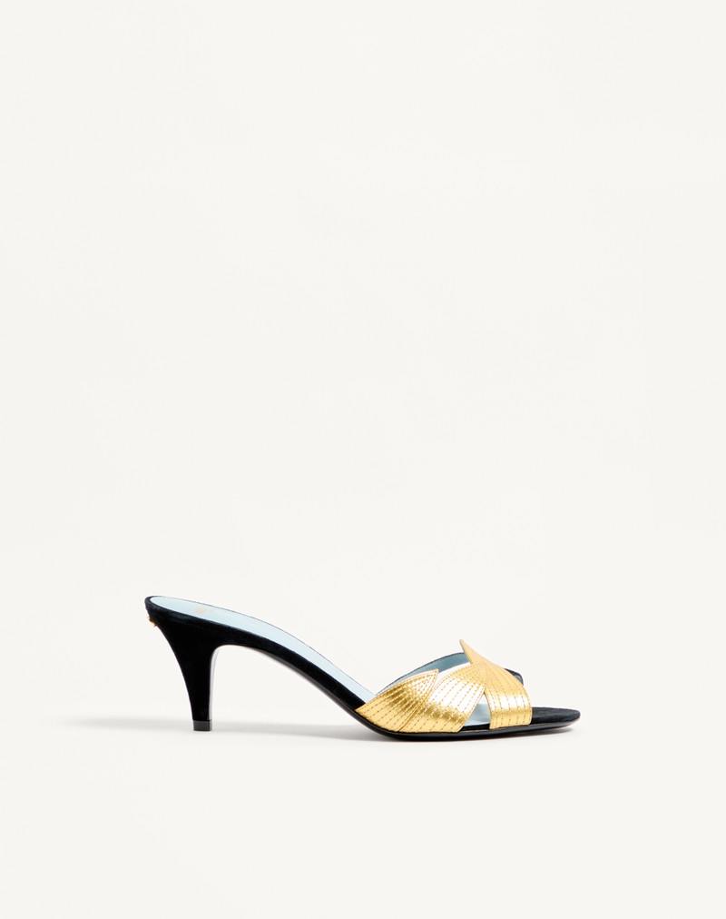 FOLIEFOLIAGE SUEDE SANDAL 85MM 1