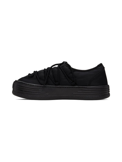 Palm Angels Black Snow Puffed Sneakers outlook