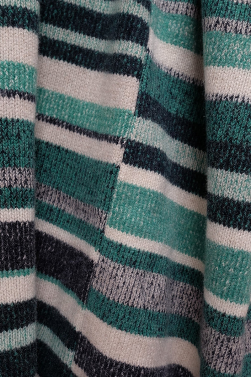 The Elder Statesman STRIPE SUPER SOFT BLANKET outlook