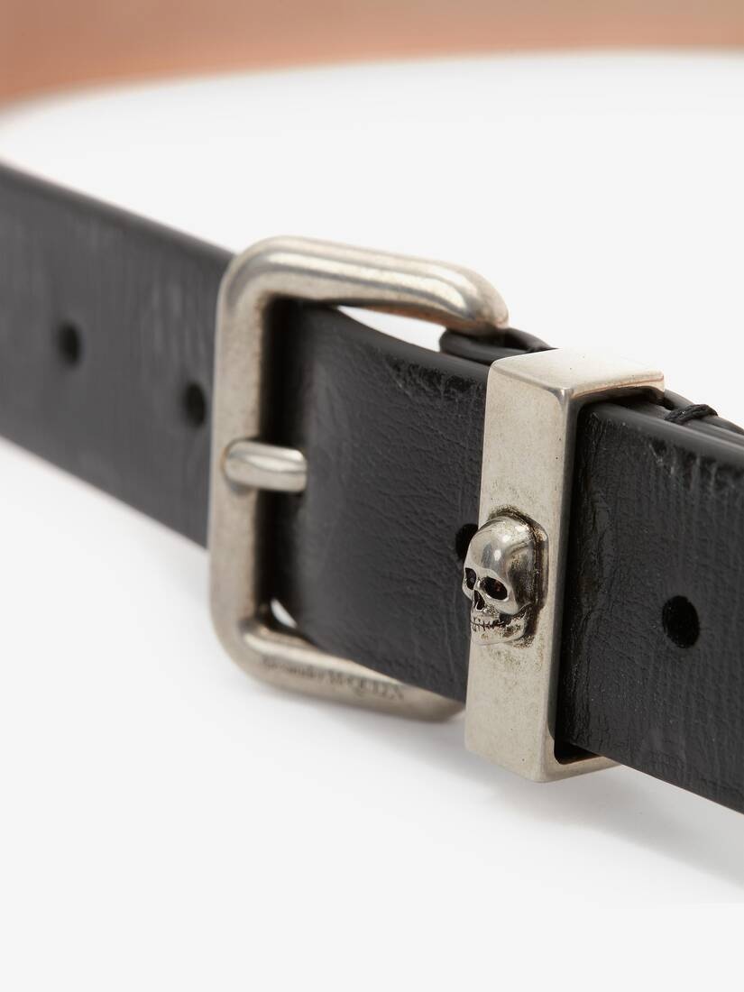 Biker Skull Belt in Black - 3