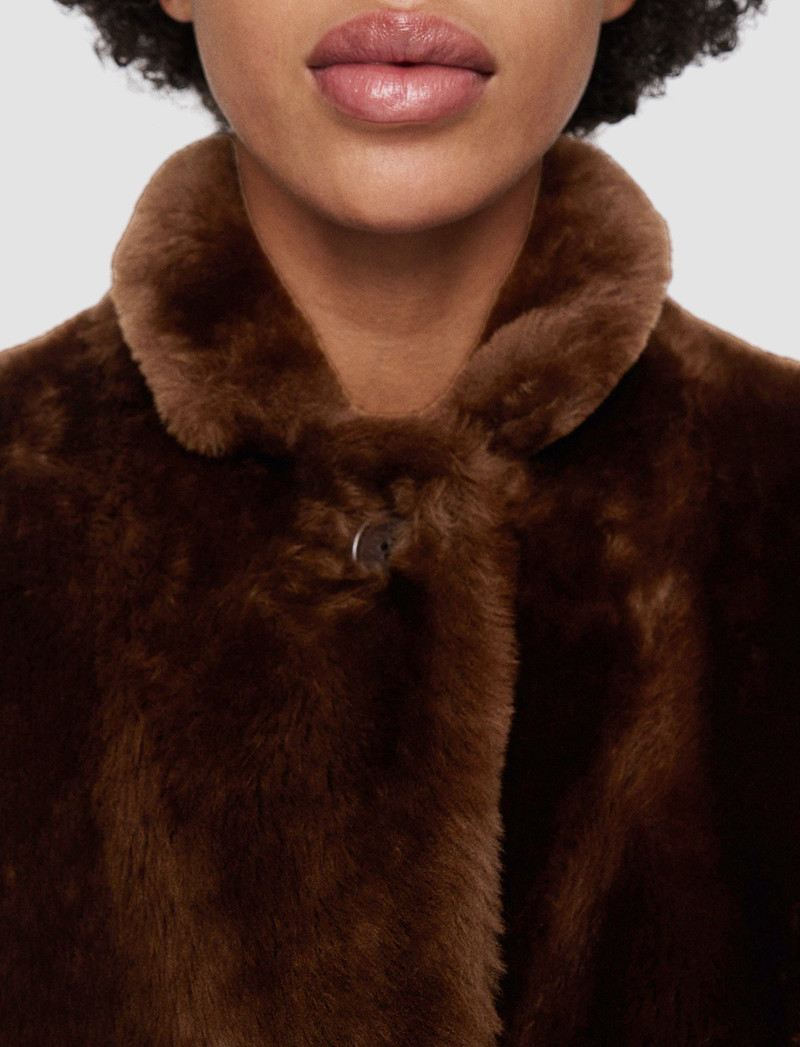 Reversible Shearling Britanny Coat 4