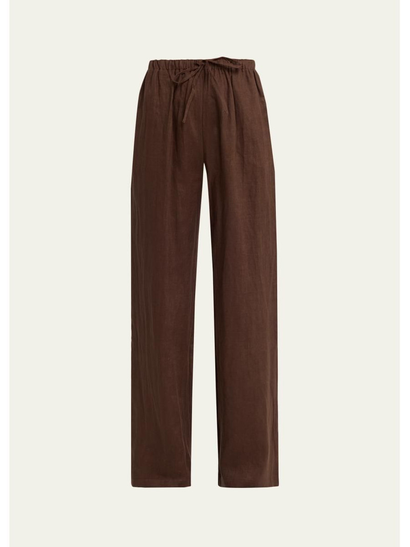 Drawstring Linen Pants 1