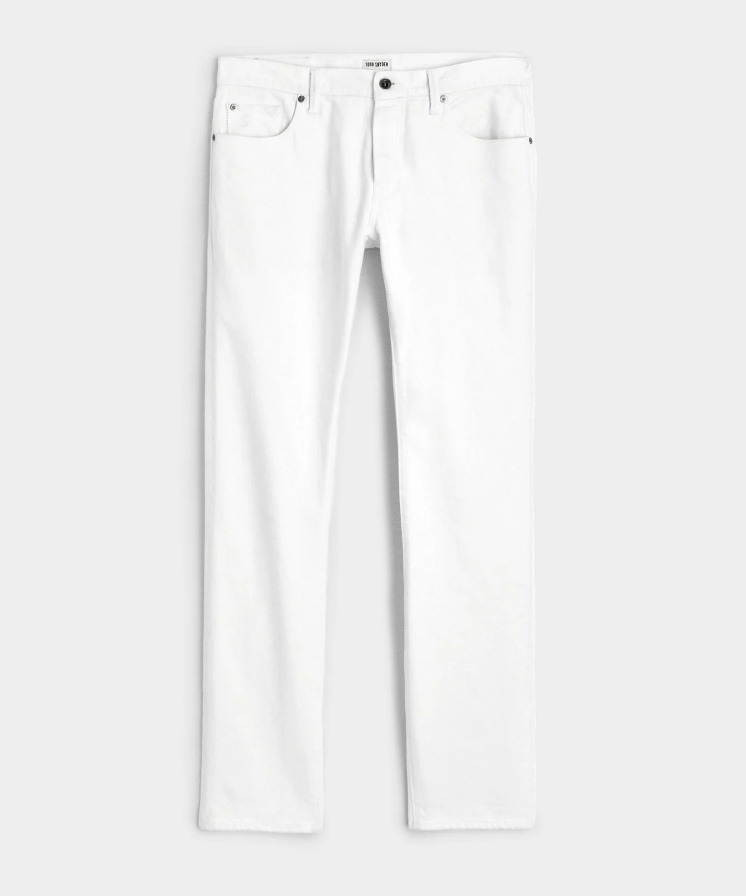 Slim Japanese Selvedge Stretch Jean in White - 1