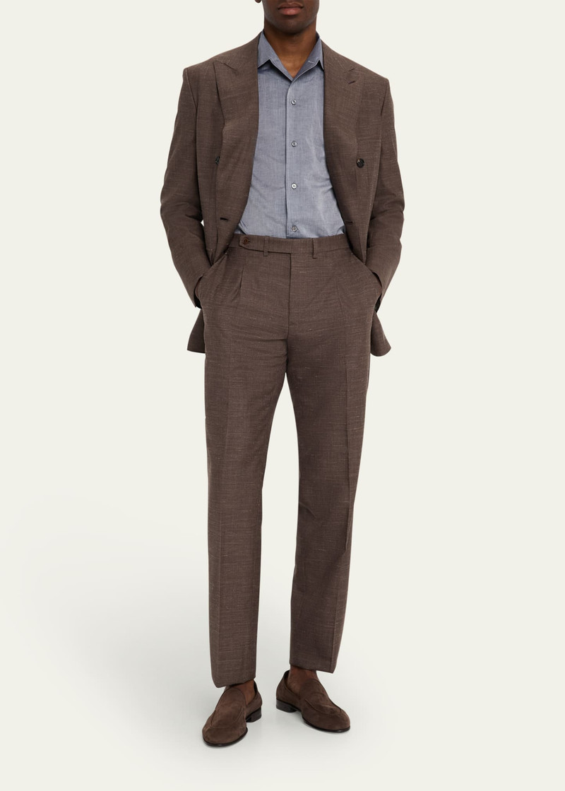 Brioni Men's Cotton and Linen Sport Shirt outlook