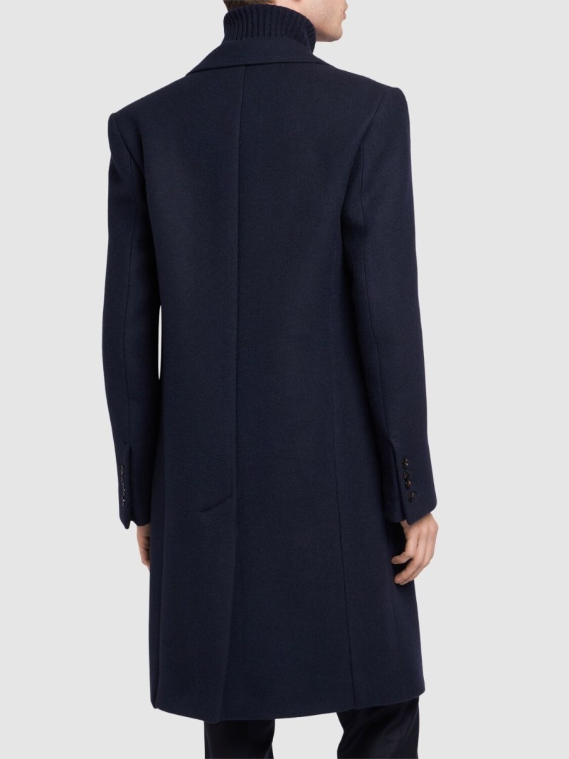 Double breasted wool coat - 3