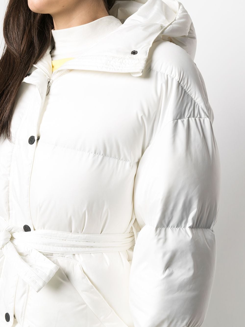 belted padded ski jacket - 5