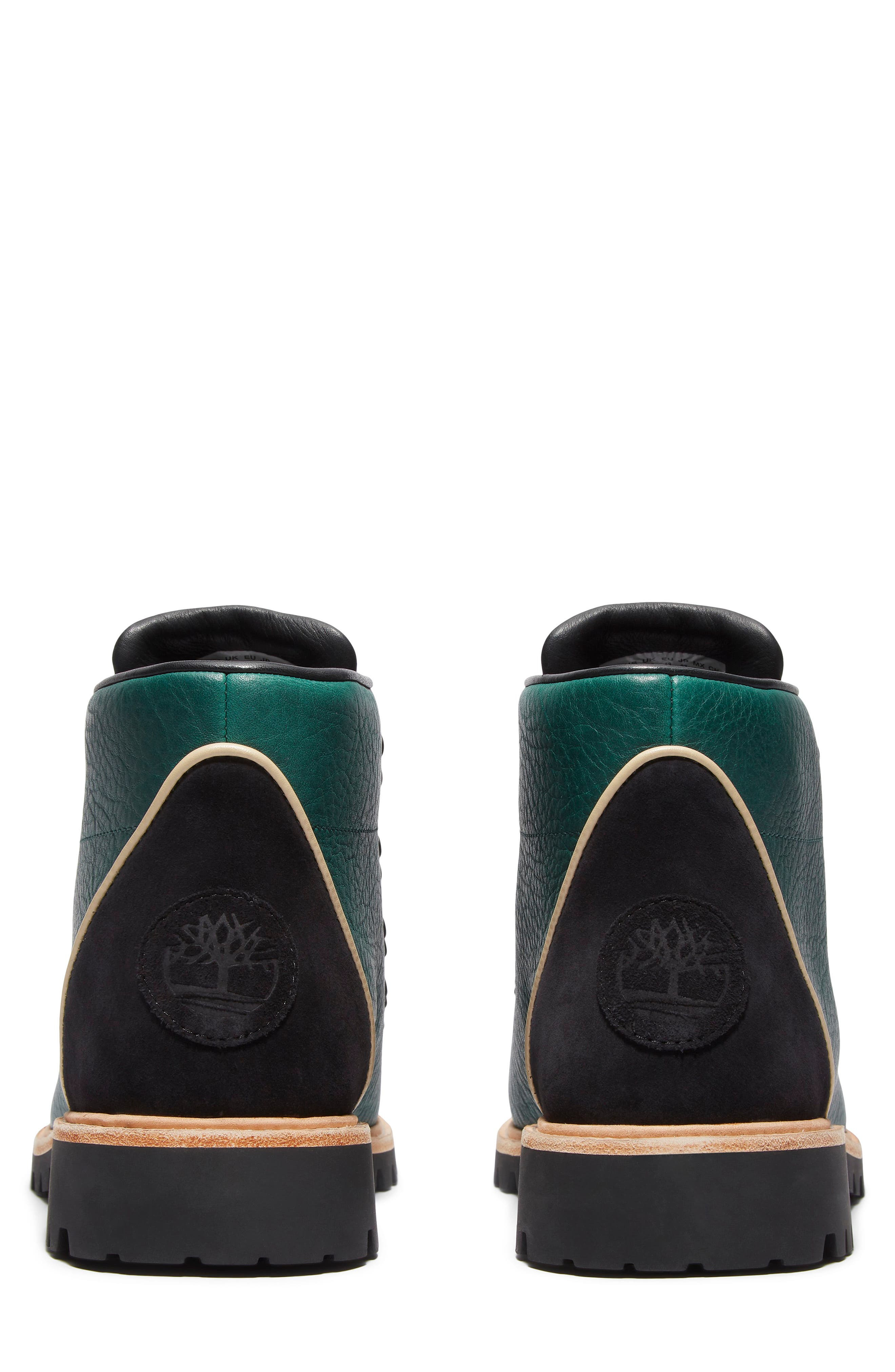 Timberland Authentic Hike Waterproof Mid Hiking Boot in Dark Green Full Grain at Nordstrom - 5