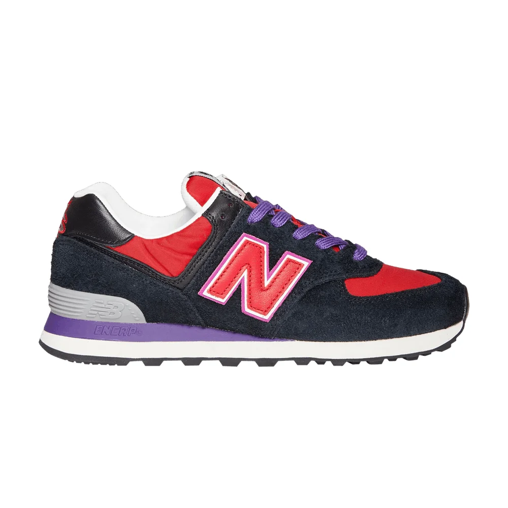 New Balance 574 Stray Rats Black Red - 1