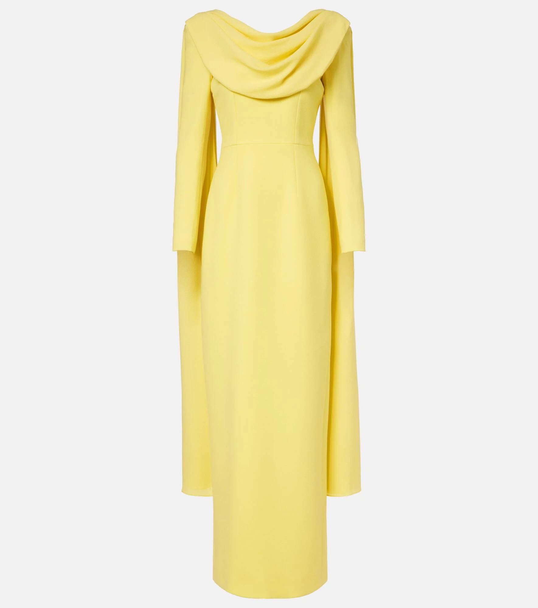 Zaira draped crêpe gown - 1