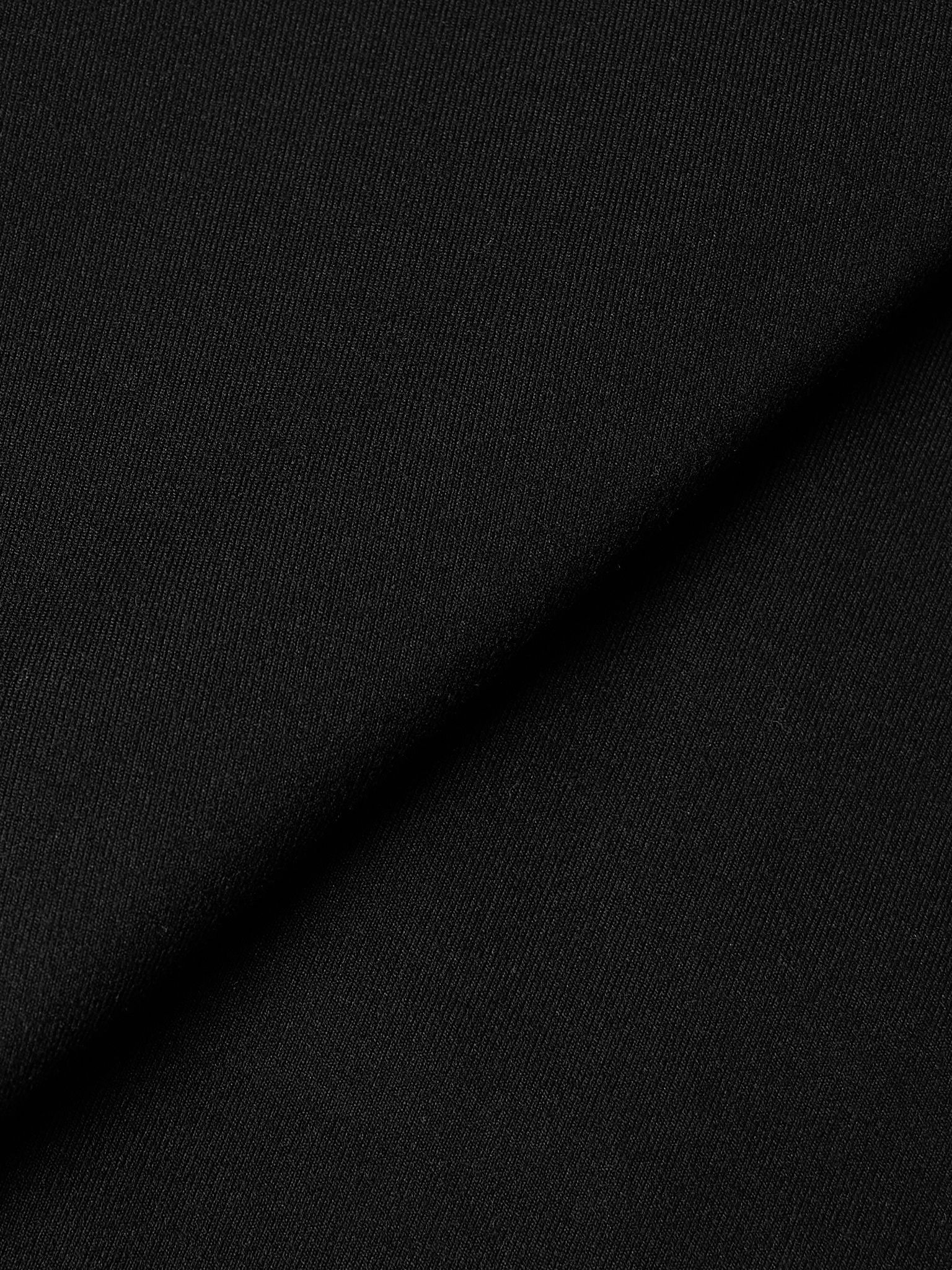 Stretch Recycled-Jersey Half-Zip Sweatshirt Black - 4
