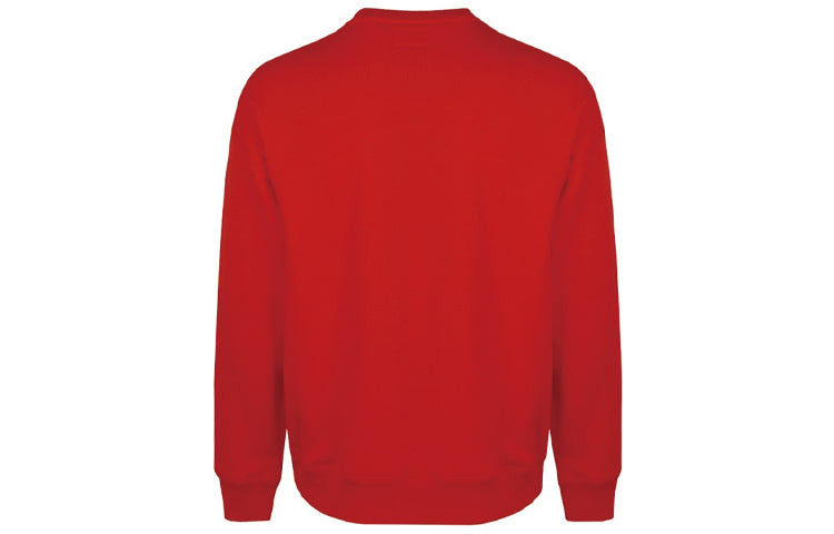 Converse Unisex Logo Printing Round-neck Sweatshirt Red 10018354-A02 - 2