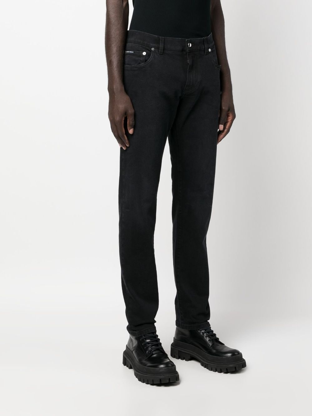 mid-rise skinny jeans - 3