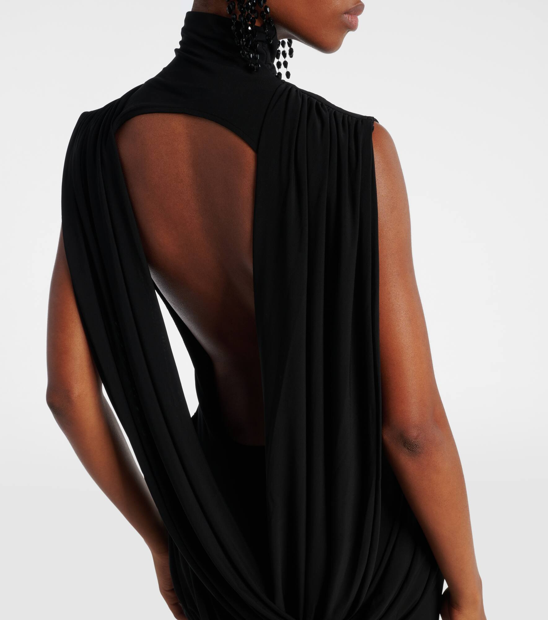 Jersey maxi dress - 5