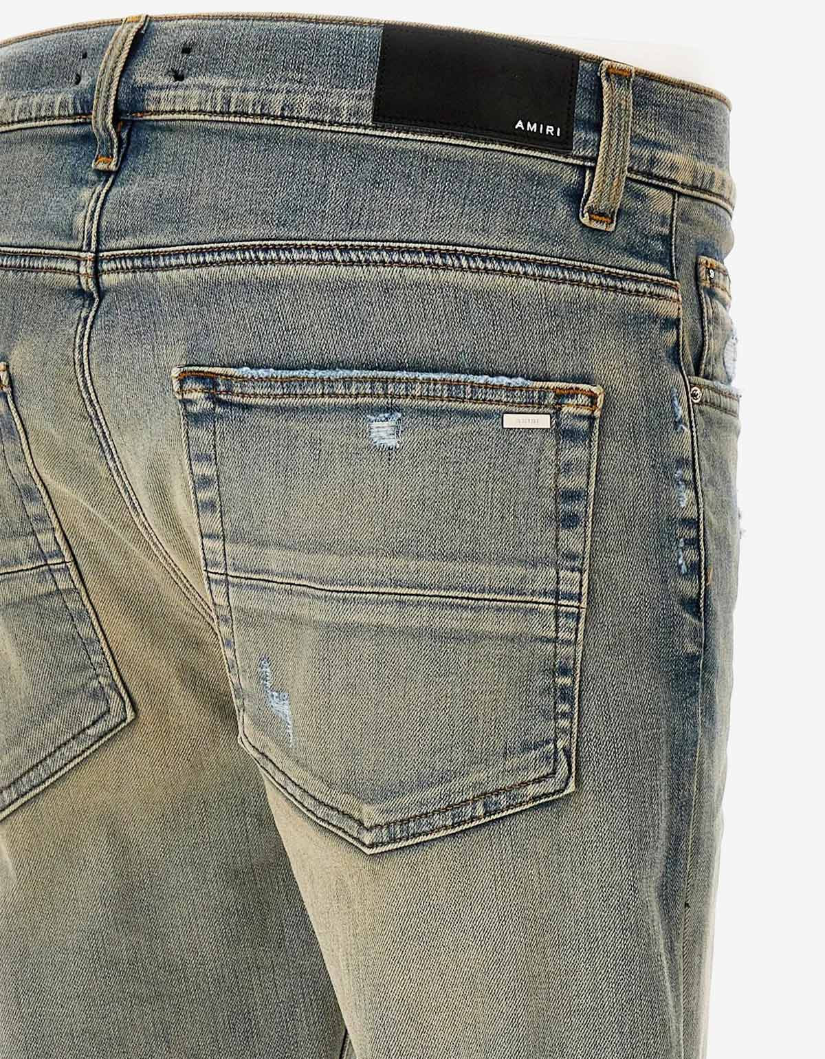 Amiri Jeans Blue Shotgun Skinny - 4