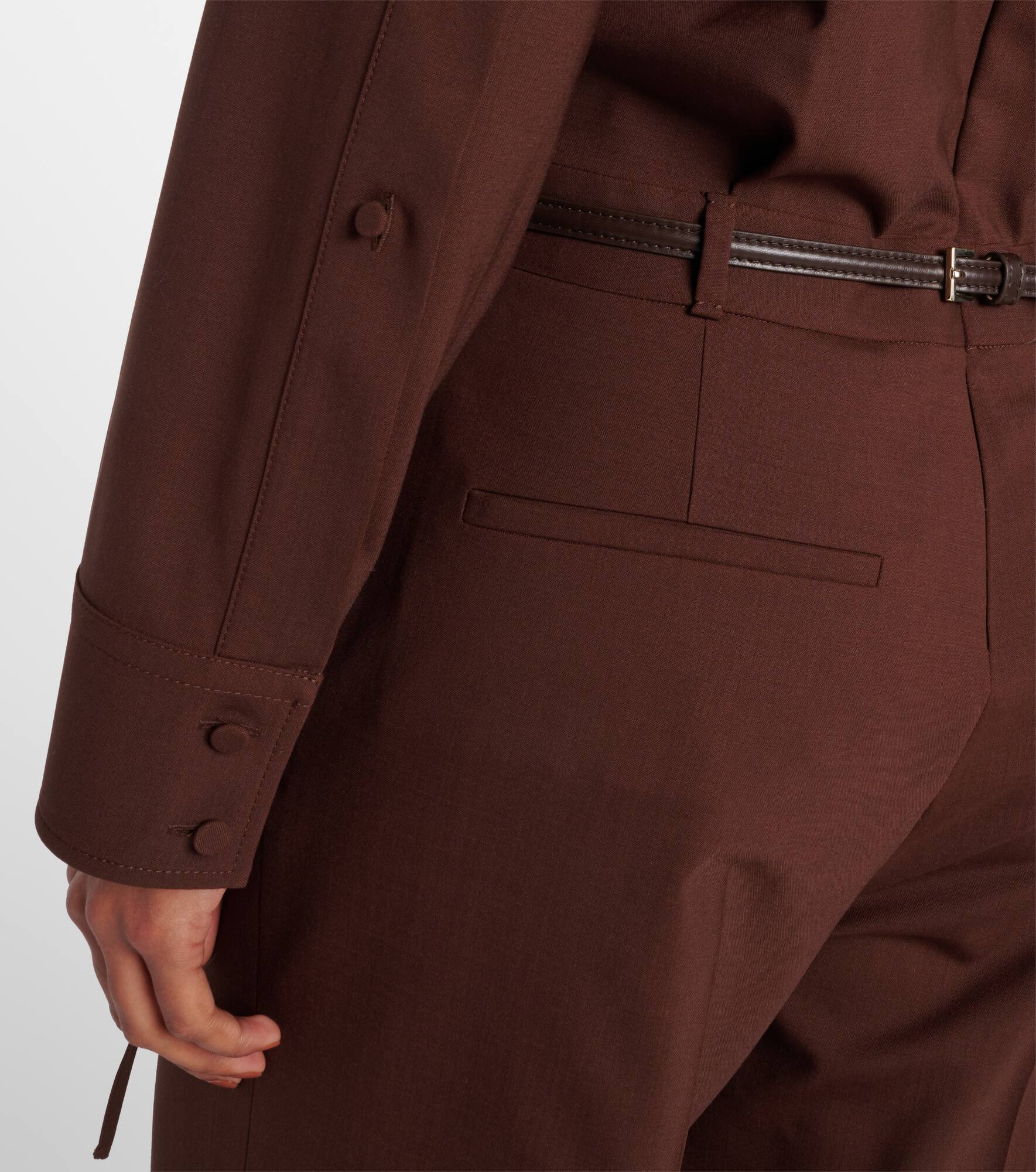 Horsebit wool-blend jumpsuit - 7