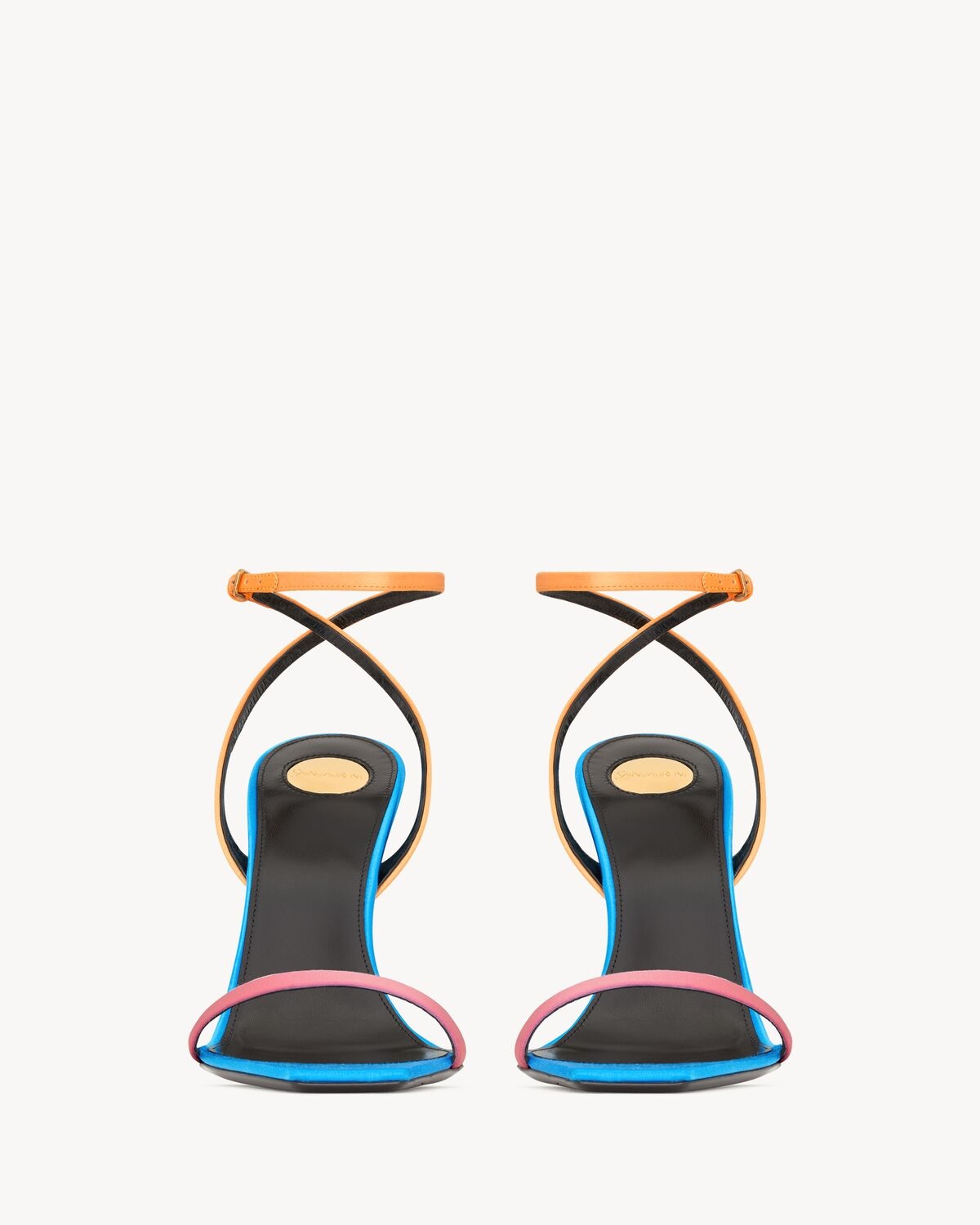 DOMINIQUE SANDALS IN SATIN CREPE - 2