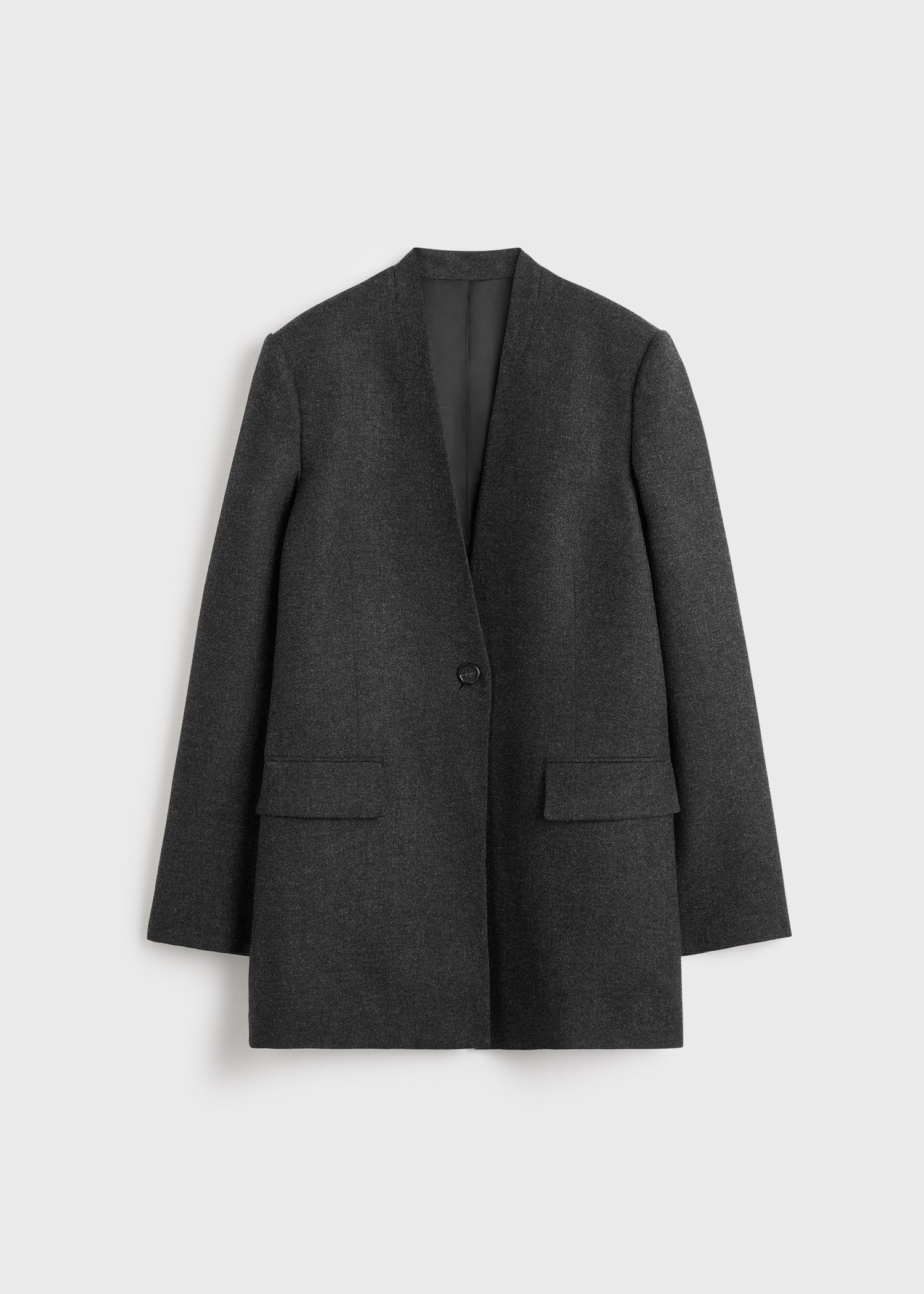 Scarf blazer charcoal - 6