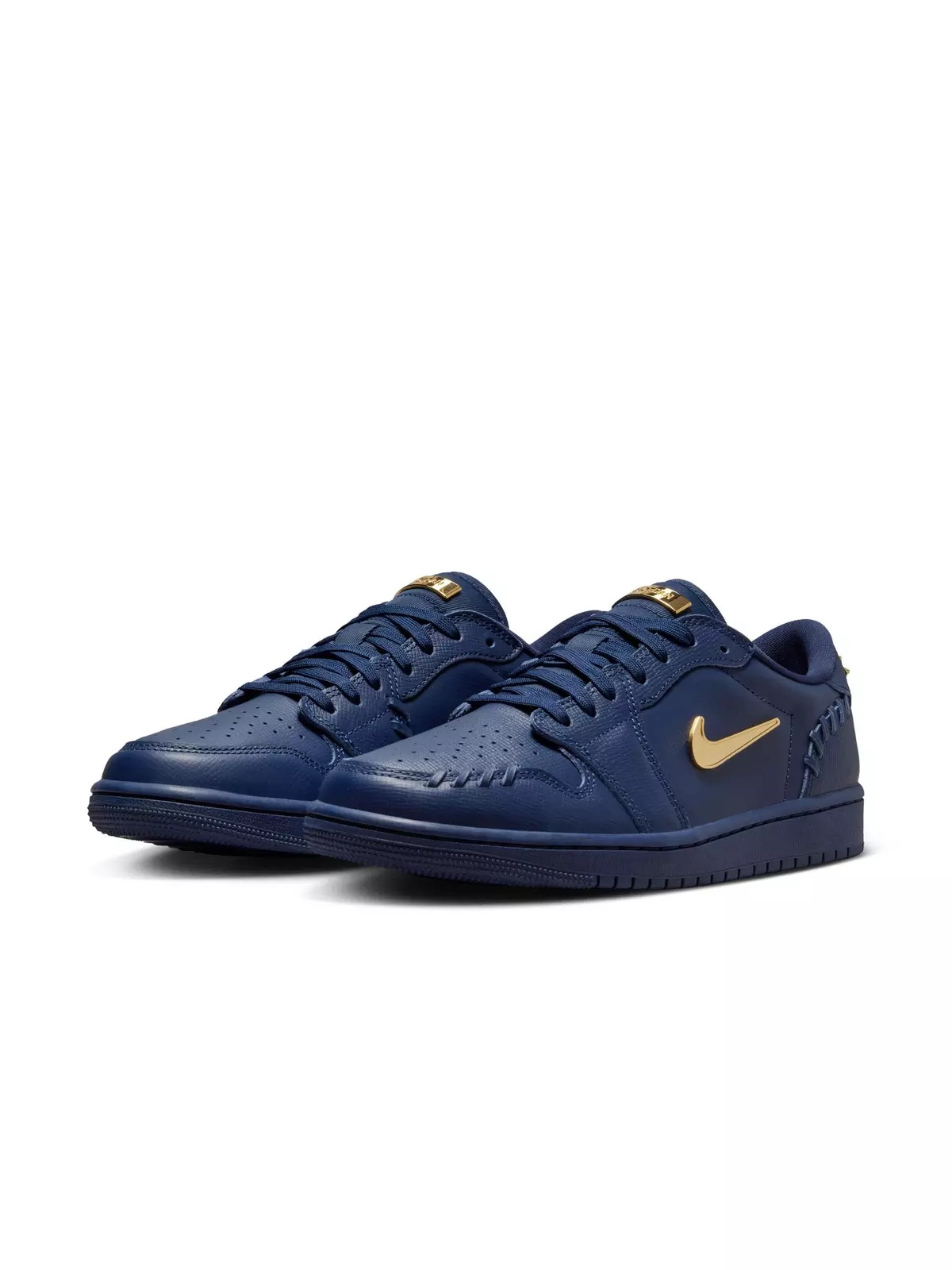 1 Low Method of Make "Midnight Navy/Metallic Gold" Women's Shoe - 5