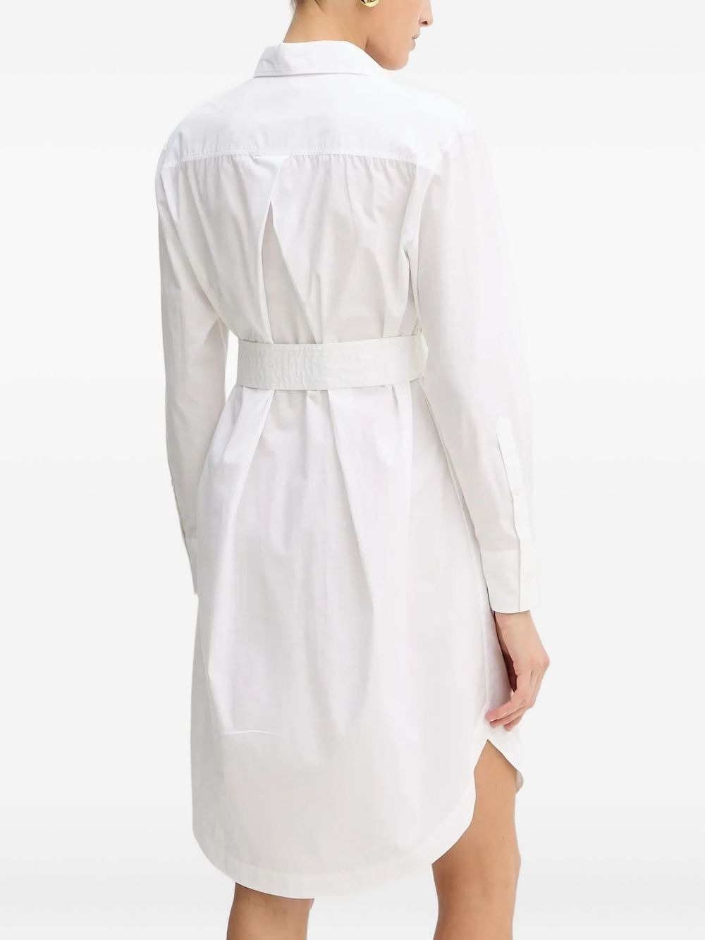 belted shirt mini day dress - 2
