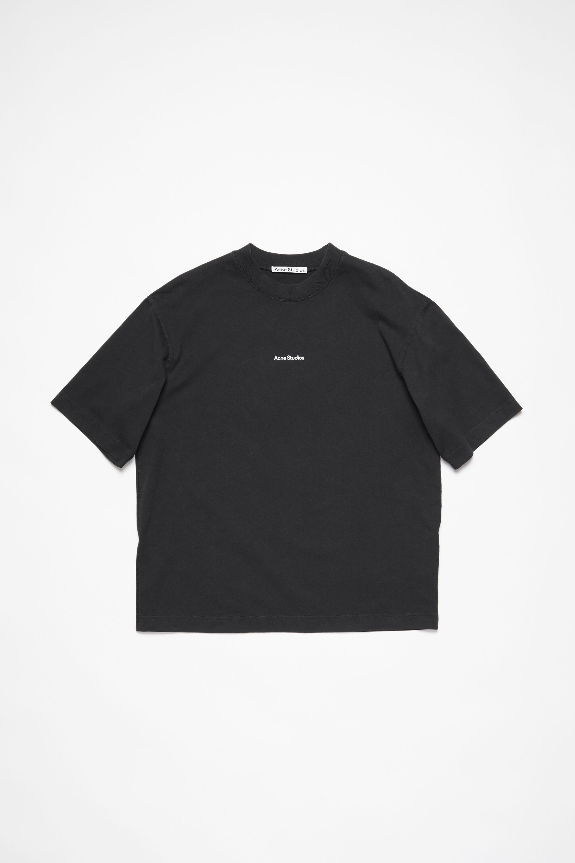 Tシャツ・カットソー ACNE STUDIOS Women Tunic Tops AC0704 52890 900 BLACK Black Acne Studios Black Printed T-Shirt Acne Studios