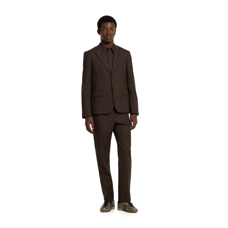 GG houndstooth wool jacquard jacket 3