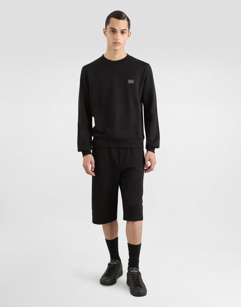 Dolce & Gabbana Fine-rib washed cotton singlet outlook