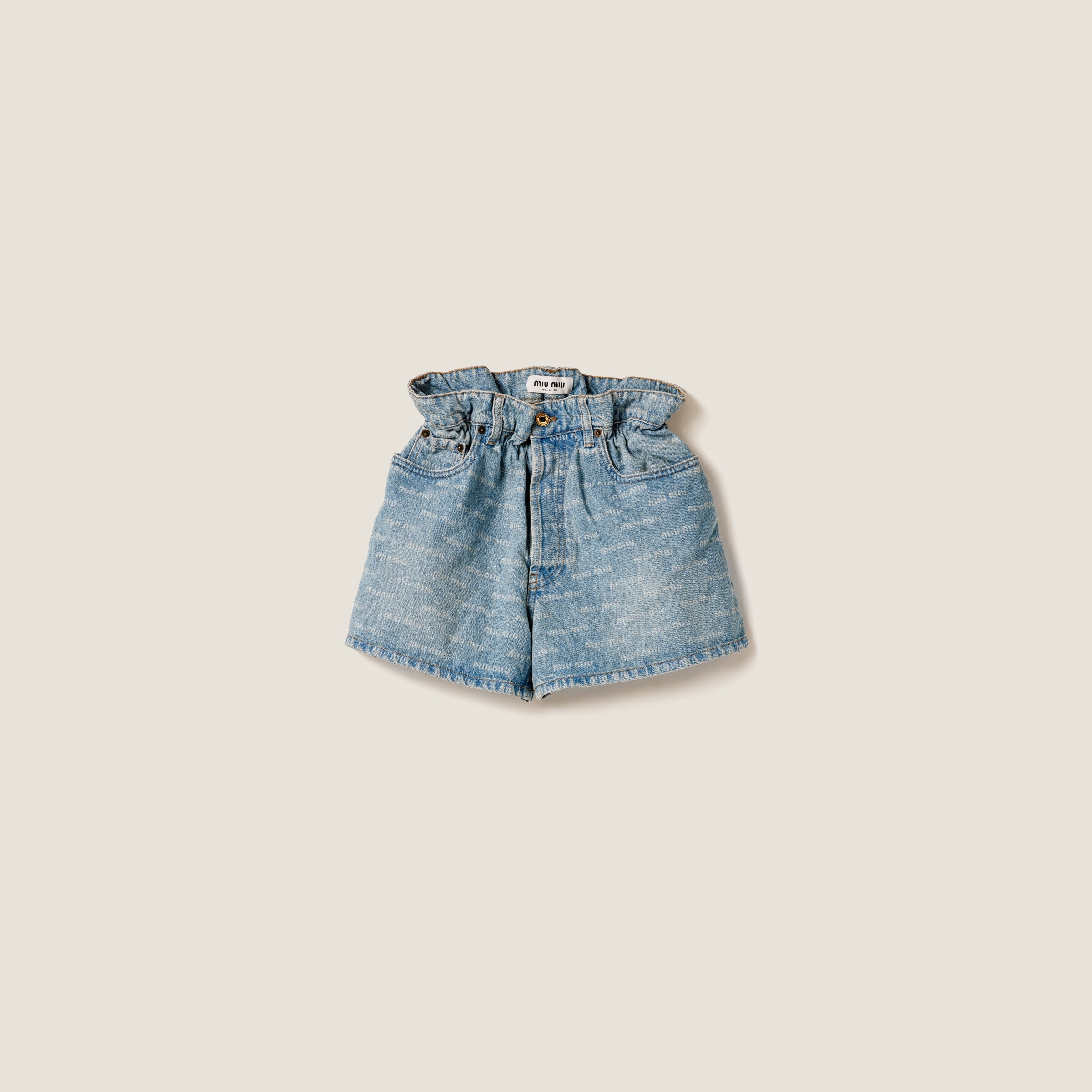Denim shorts - 1