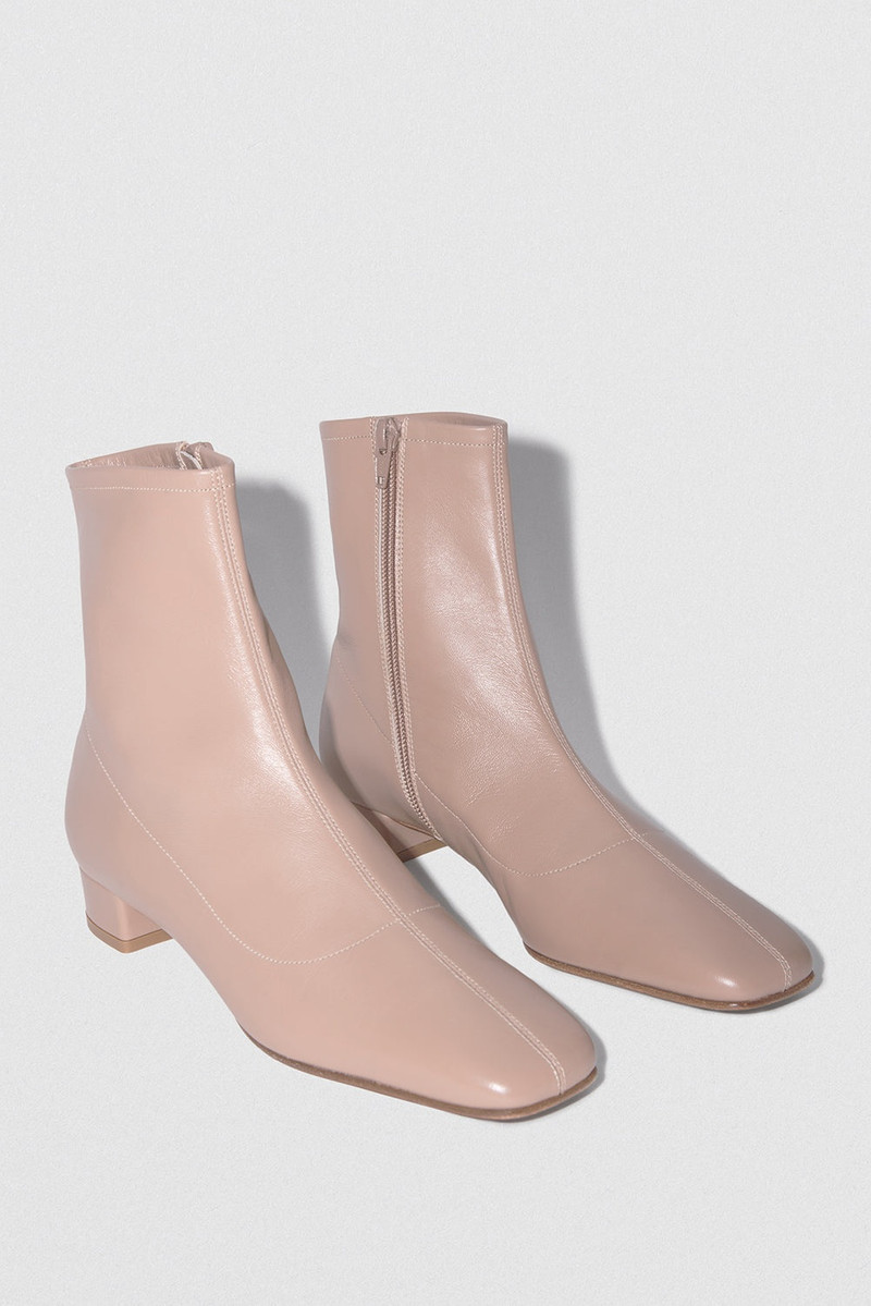 BY FAR ESTE BOOT TAUPE NAPPA LEATHER outlook