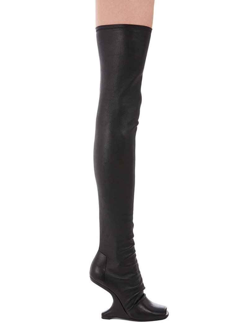 Cantilever leather over-the-knee boots 1
