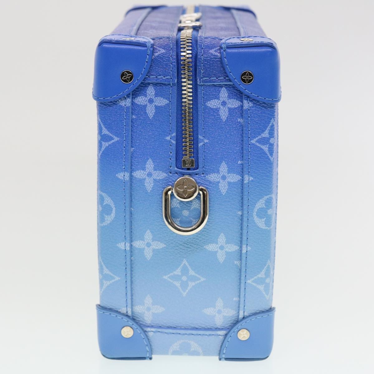 LOUIS VUITTON Monogram Clouds Soft Trunk Shoulder Bag Blue M45430 - 4