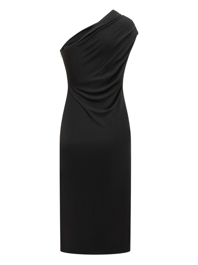 one-shoulder embellished midi dress 1