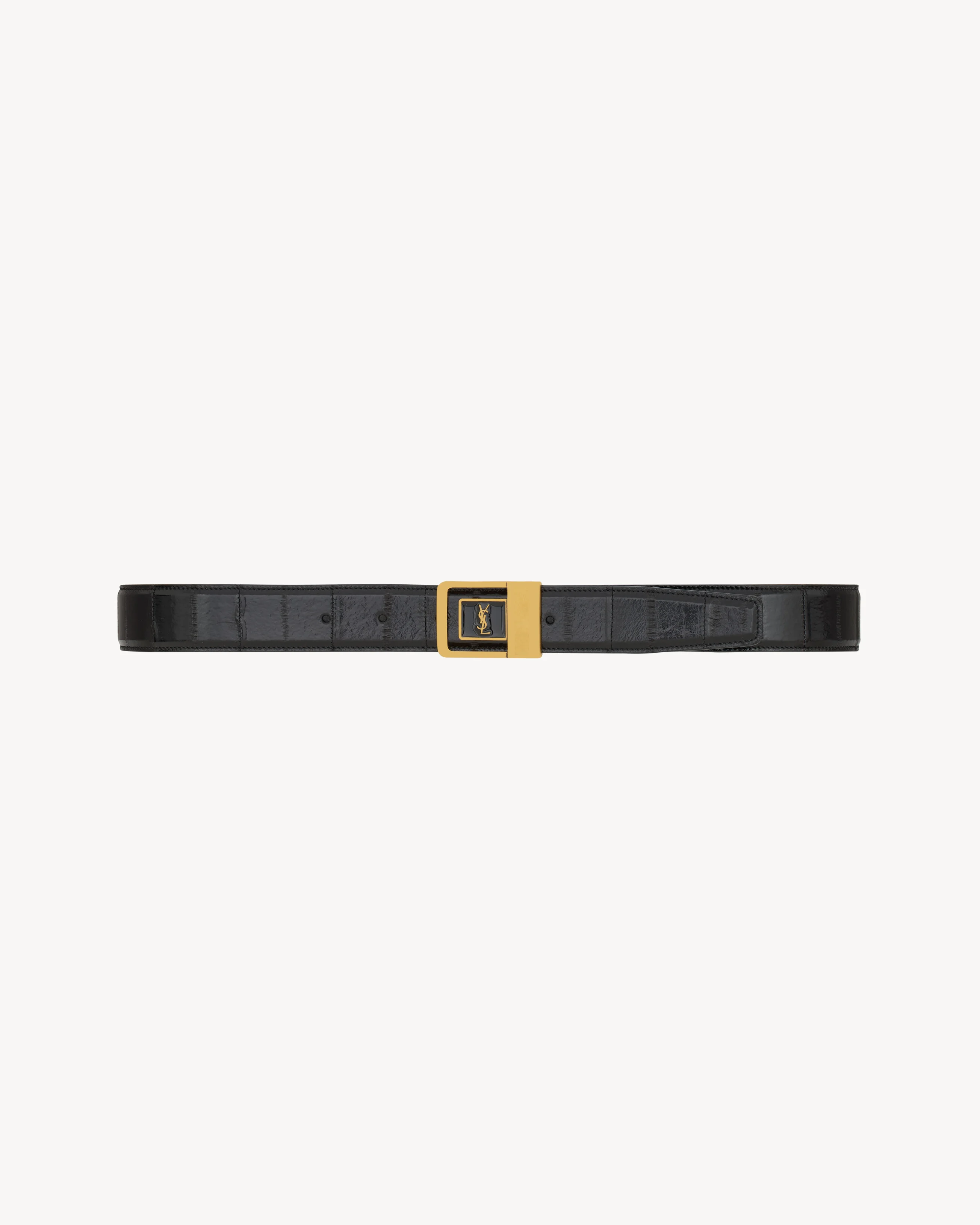 LA 66 BUCKLE BELT IN EEL - 1