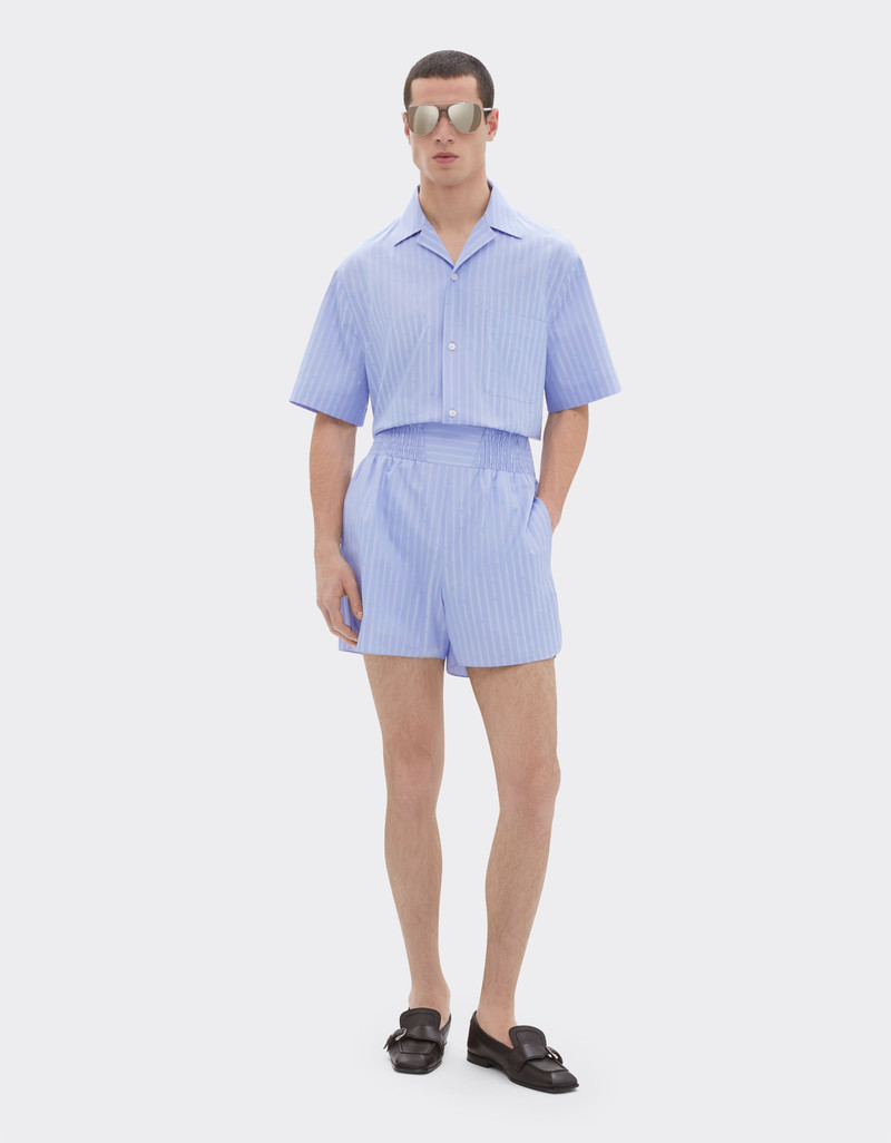 Ferrari Cotton shirt with Ferrari Monogram pattern outlook
