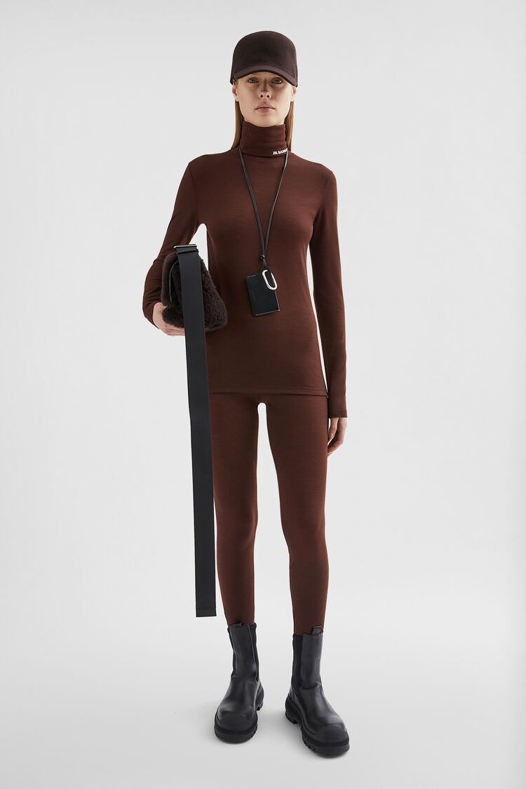 Lightweight Wool Blend Leggings - 2