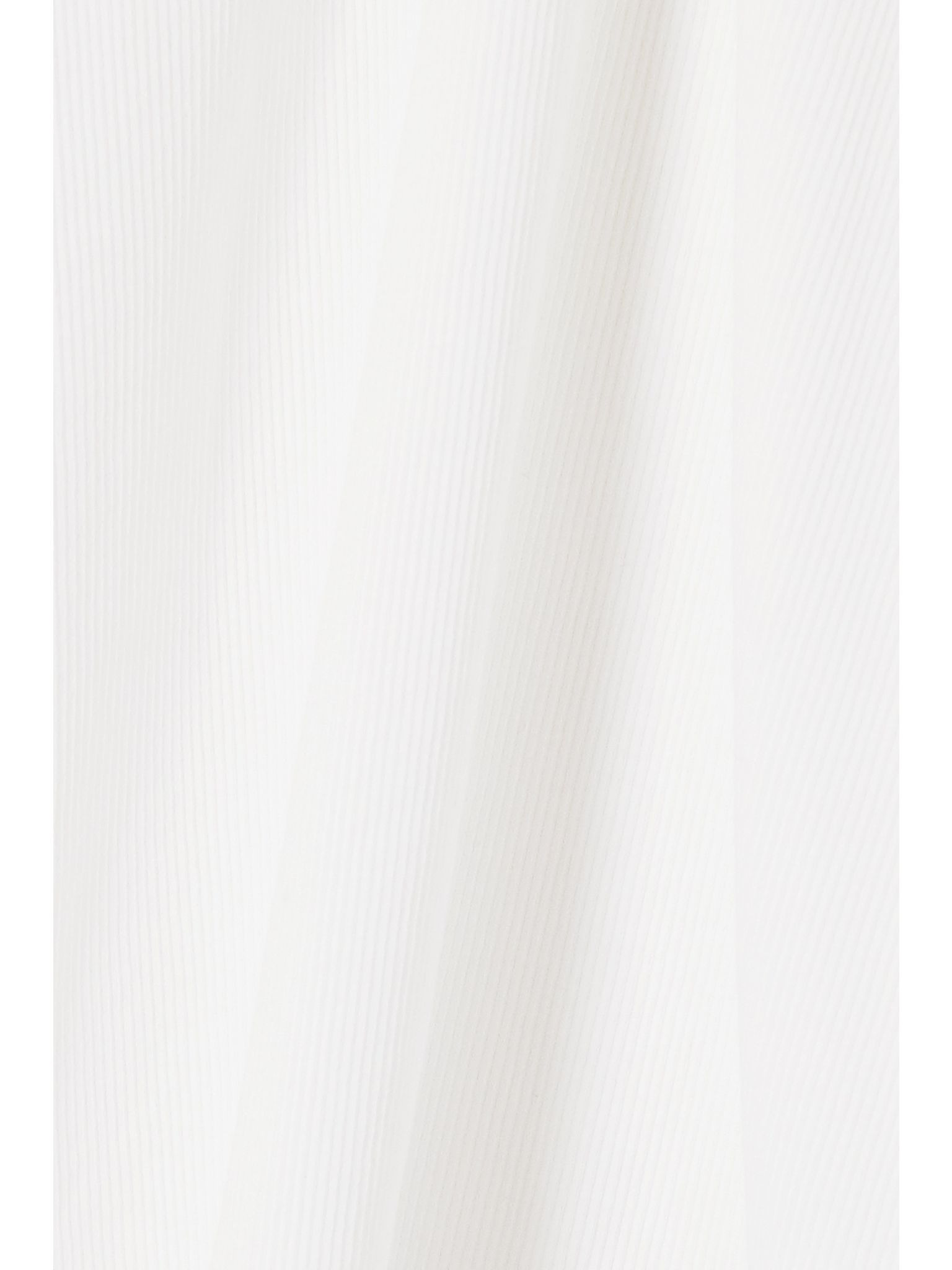 + NET SUSTAIN Curved ribbed stretch organic cotton-jersey tank White - 5