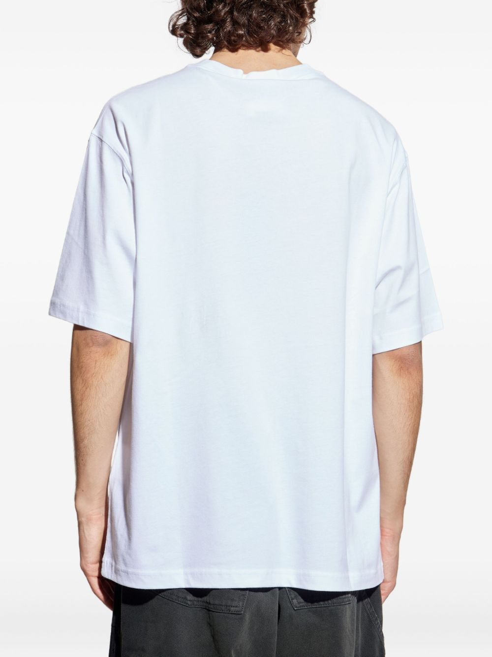 logo-print cotton t-shirt - 4