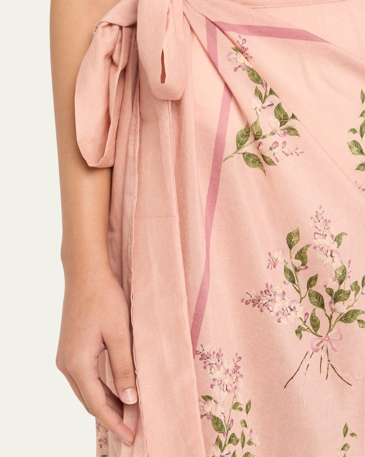 Lavanda Wisteria Pareo Coverup - 5