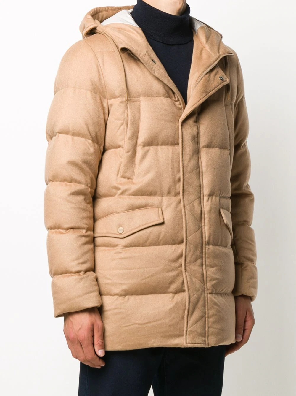 hooded padded coat - 3