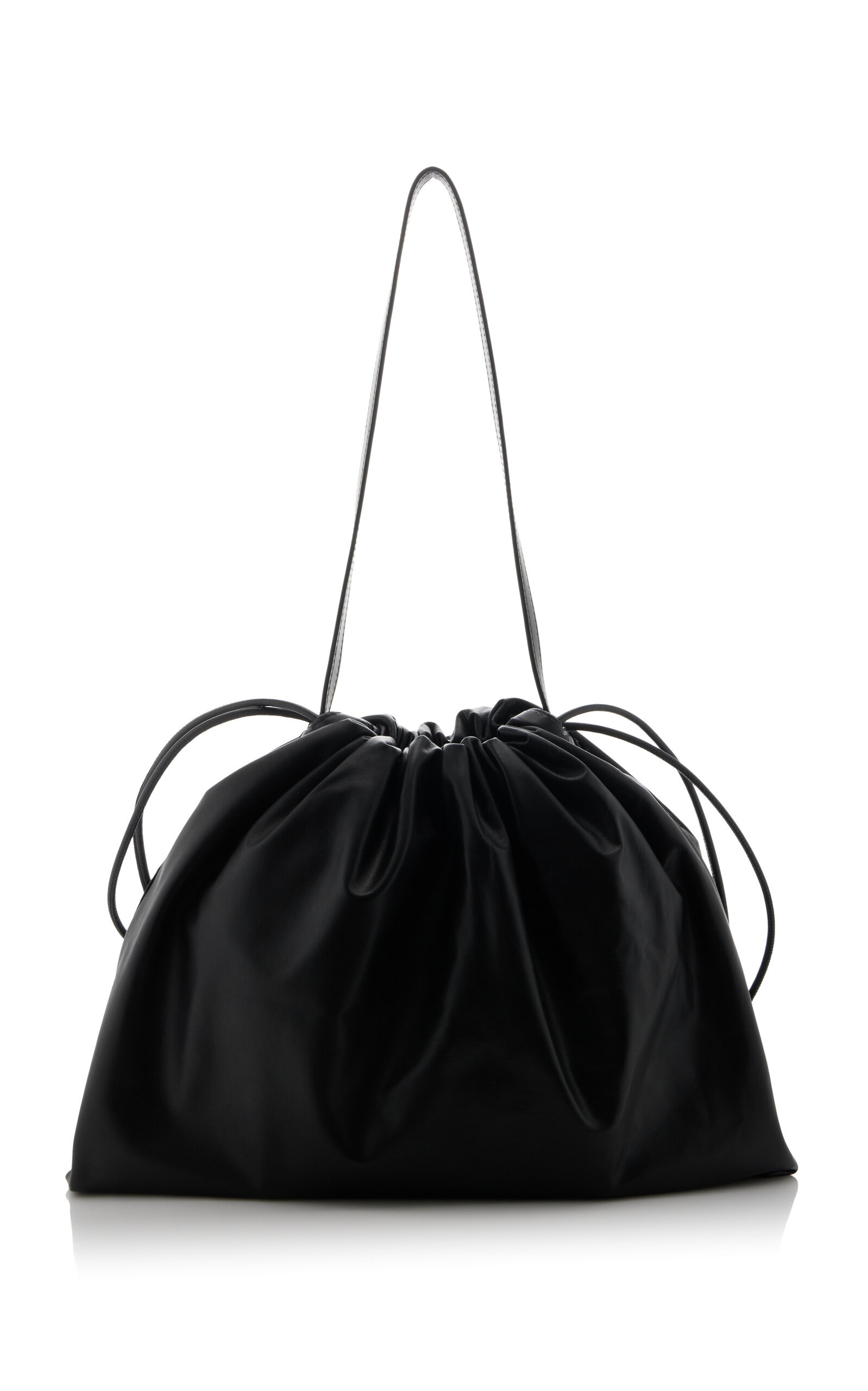 Angy Leather Hobo Bag black - 5