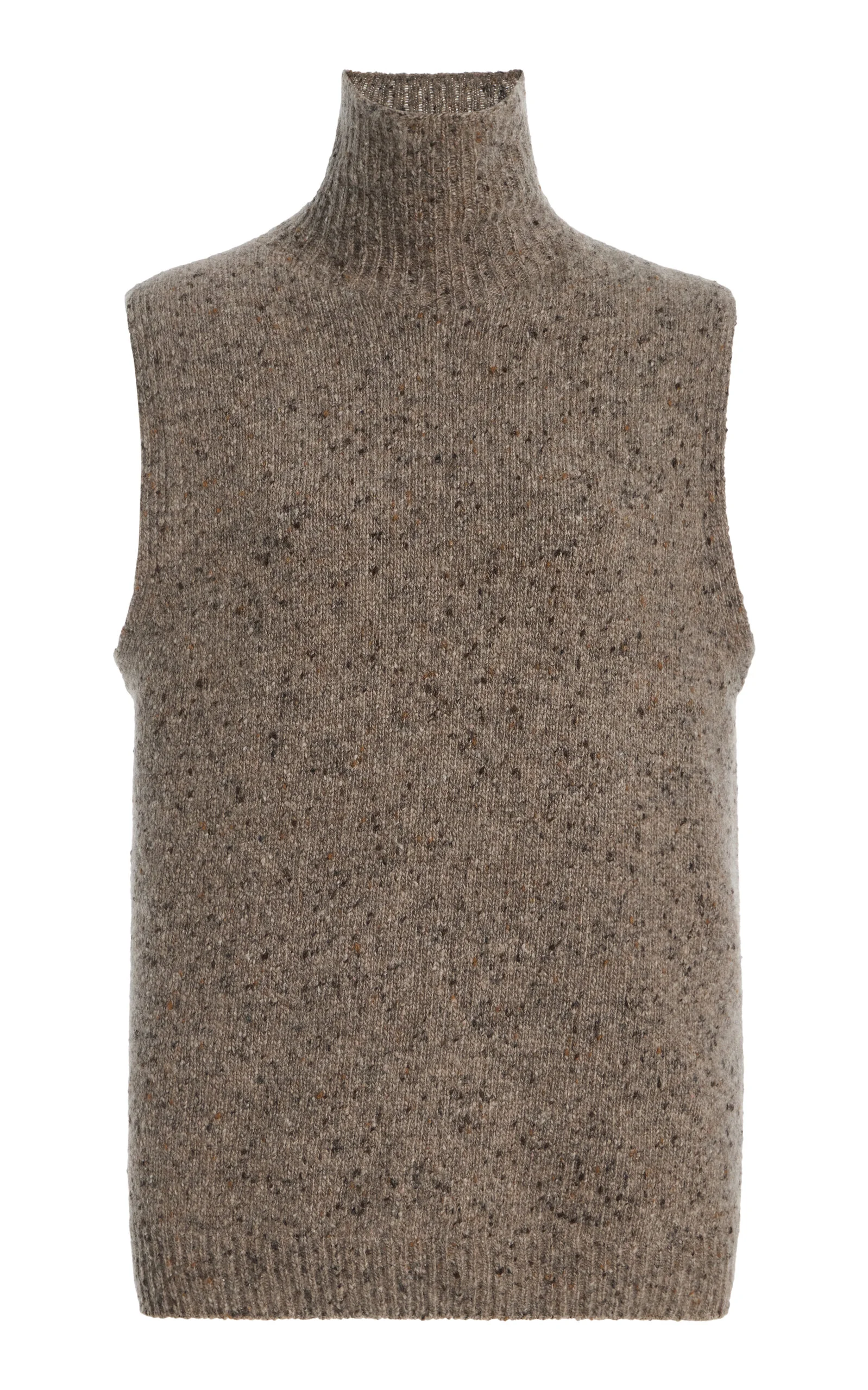 Merilas Cashmere Turtleneck Top neutral - 1